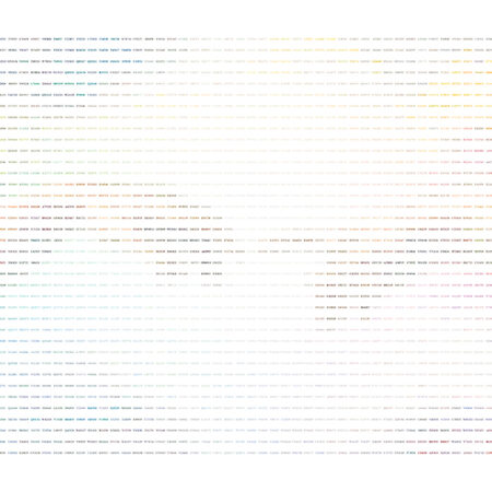 Nuancier de peinture réorganisé en La création d'Adam - code source (reproduction imprimée)